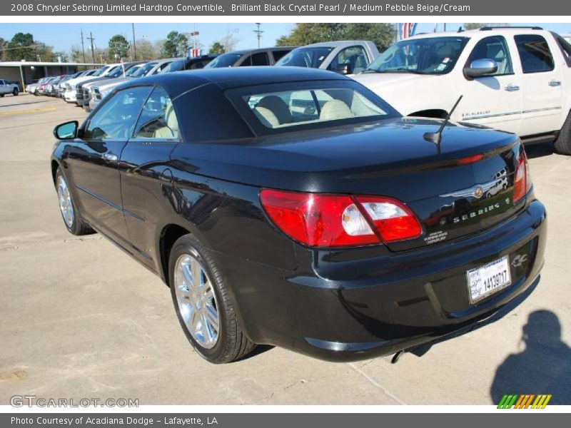  2008 Sebring Limited Hardtop Convertible Brilliant Black Crystal Pearl