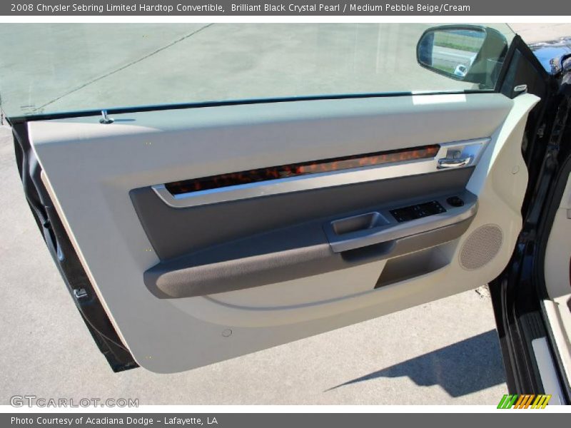 Door Panel of 2008 Sebring Limited Hardtop Convertible