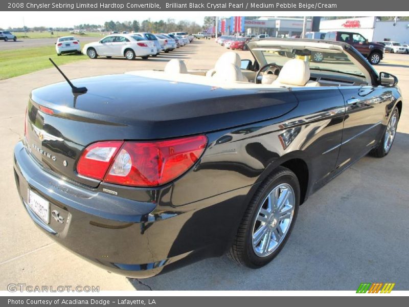  2008 Sebring Limited Hardtop Convertible Brilliant Black Crystal Pearl
