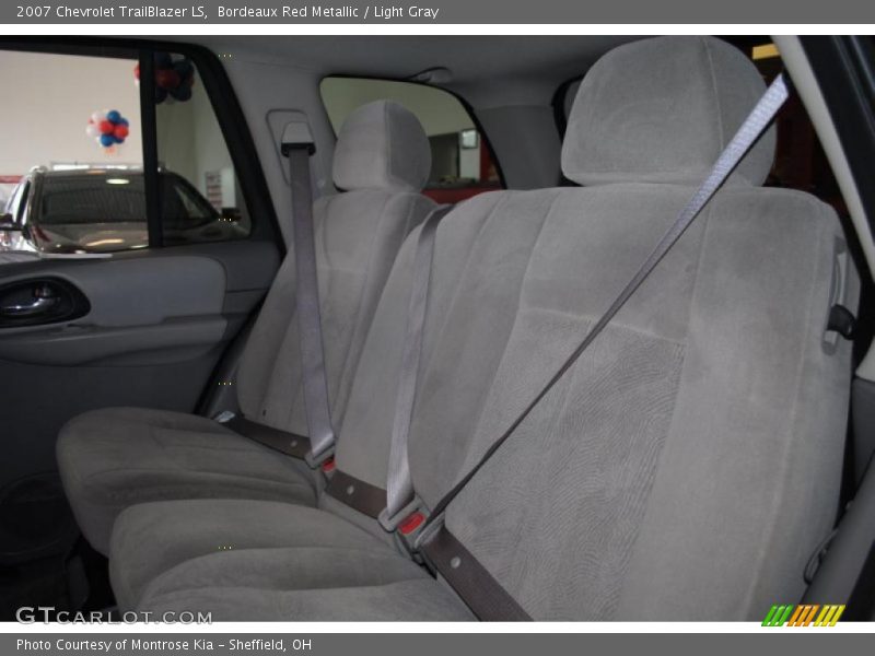 Bordeaux Red Metallic / Light Gray 2007 Chevrolet TrailBlazer LS