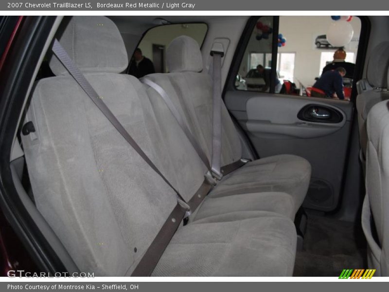 Bordeaux Red Metallic / Light Gray 2007 Chevrolet TrailBlazer LS