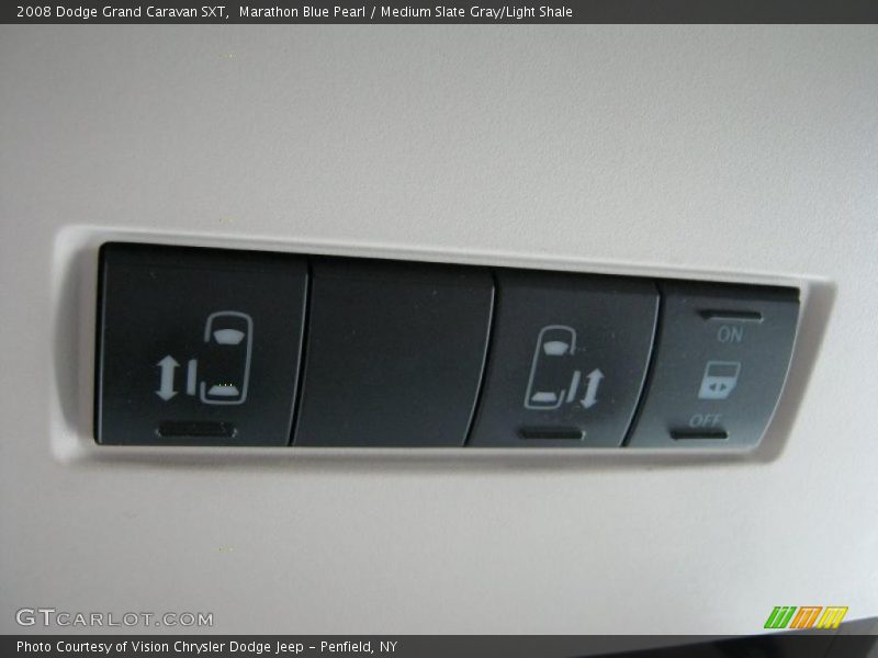 Marathon Blue Pearl / Medium Slate Gray/Light Shale 2008 Dodge Grand Caravan SXT