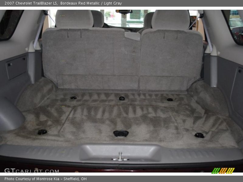 Bordeaux Red Metallic / Light Gray 2007 Chevrolet TrailBlazer LS