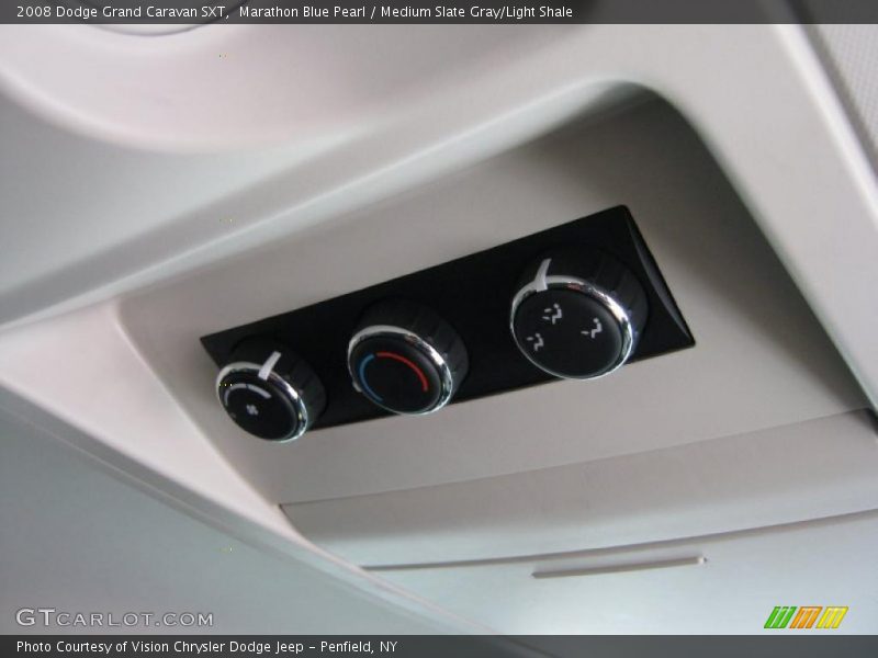 Marathon Blue Pearl / Medium Slate Gray/Light Shale 2008 Dodge Grand Caravan SXT