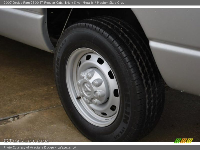 Bright Silver Metallic / Medium Slate Gray 2007 Dodge Ram 2500 ST Regular Cab