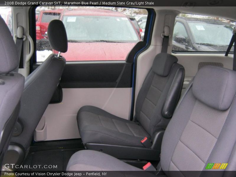Marathon Blue Pearl / Medium Slate Gray/Light Shale 2008 Dodge Grand Caravan SXT