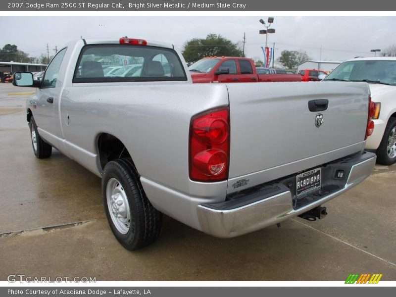 Bright Silver Metallic / Medium Slate Gray 2007 Dodge Ram 2500 ST Regular Cab