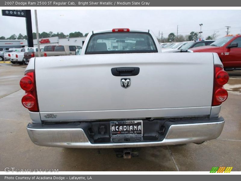 Bright Silver Metallic / Medium Slate Gray 2007 Dodge Ram 2500 ST Regular Cab