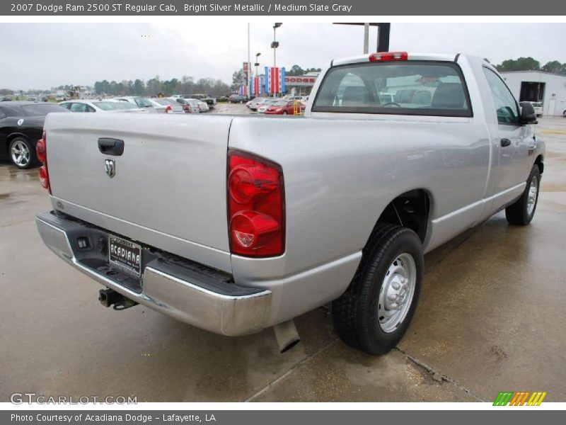 Bright Silver Metallic / Medium Slate Gray 2007 Dodge Ram 2500 ST Regular Cab