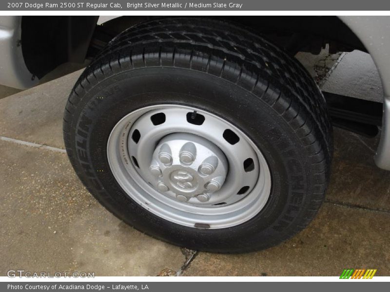 Bright Silver Metallic / Medium Slate Gray 2007 Dodge Ram 2500 ST Regular Cab