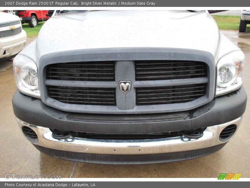 Bright Silver Metallic / Medium Slate Gray 2007 Dodge Ram 2500 ST Regular Cab