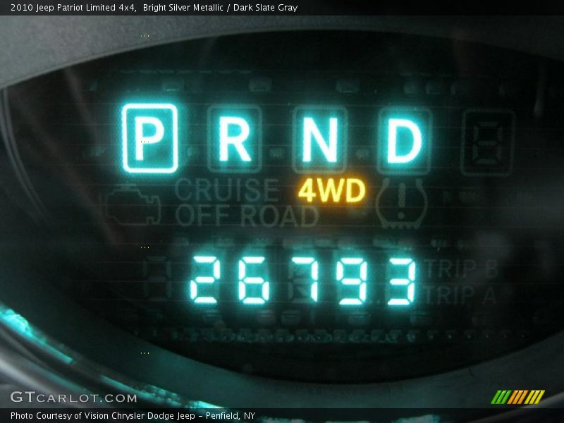 Bright Silver Metallic / Dark Slate Gray 2010 Jeep Patriot Limited 4x4