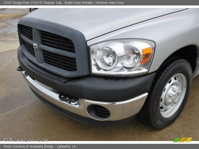 Bright Silver Metallic / Medium Slate Gray 2007 Dodge Ram 2500 ST Regular Cab