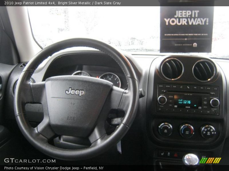 Bright Silver Metallic / Dark Slate Gray 2010 Jeep Patriot Limited 4x4