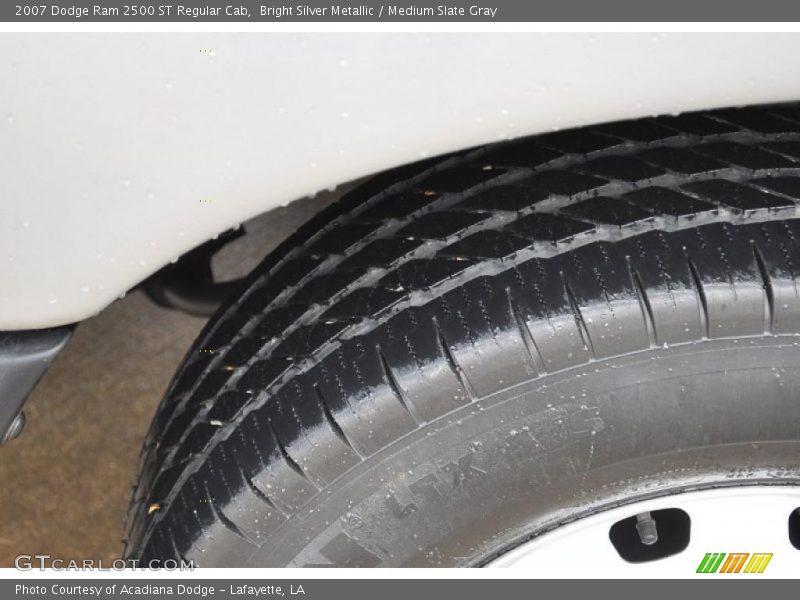 Bright Silver Metallic / Medium Slate Gray 2007 Dodge Ram 2500 ST Regular Cab