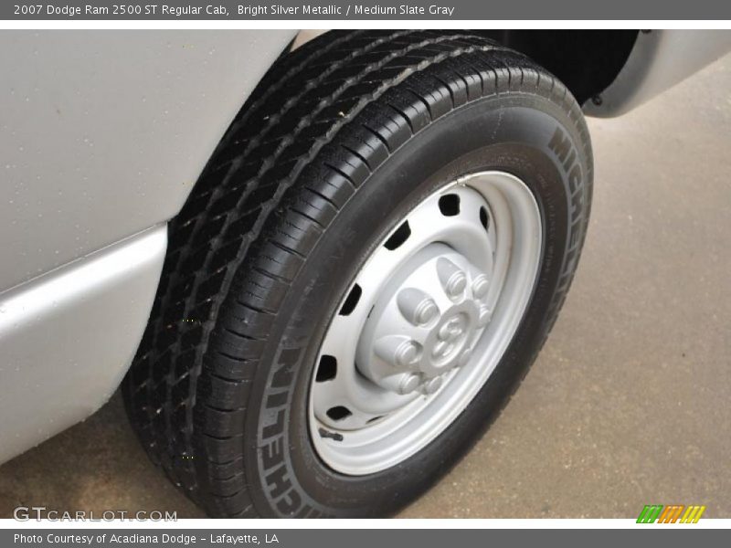 Bright Silver Metallic / Medium Slate Gray 2007 Dodge Ram 2500 ST Regular Cab
