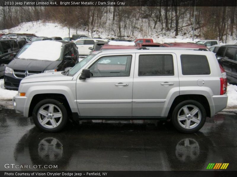 Bright Silver Metallic / Dark Slate Gray 2010 Jeep Patriot Limited 4x4