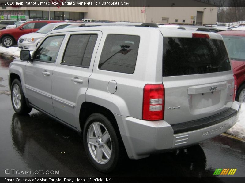 Bright Silver Metallic / Dark Slate Gray 2010 Jeep Patriot Limited 4x4