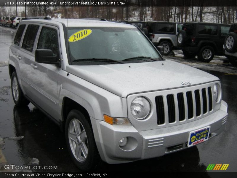 Bright Silver Metallic / Dark Slate Gray 2010 Jeep Patriot Limited 4x4
