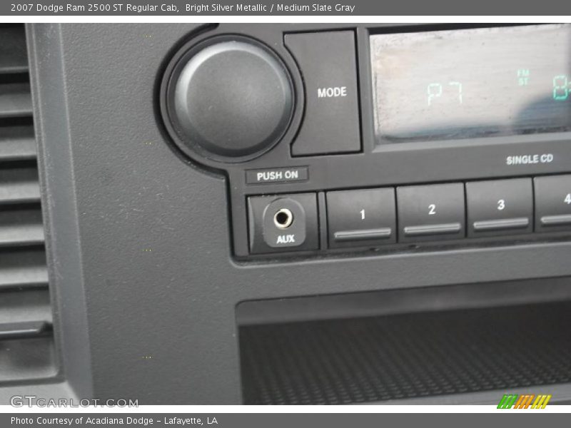 Bright Silver Metallic / Medium Slate Gray 2007 Dodge Ram 2500 ST Regular Cab