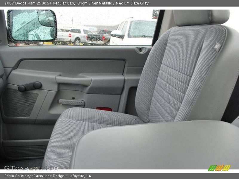 Bright Silver Metallic / Medium Slate Gray 2007 Dodge Ram 2500 ST Regular Cab