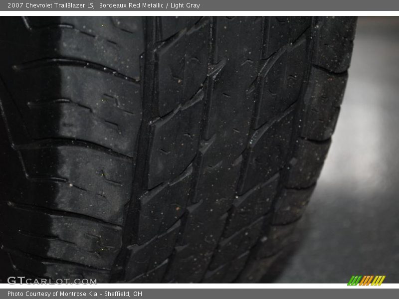 Bordeaux Red Metallic / Light Gray 2007 Chevrolet TrailBlazer LS