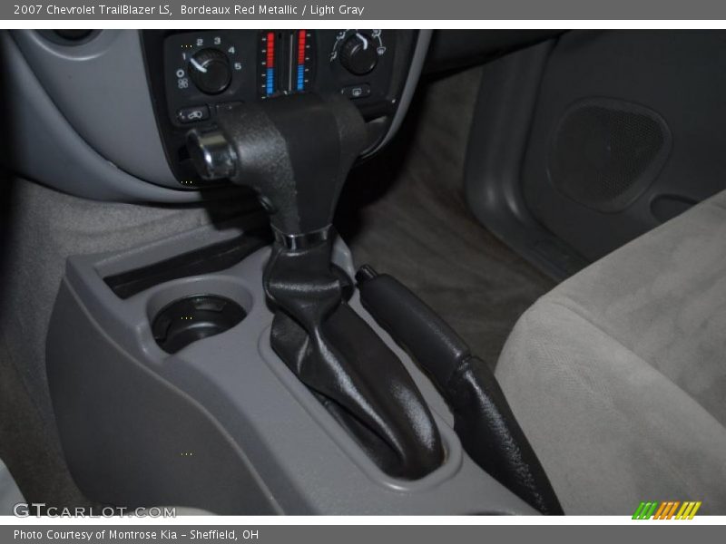 Bordeaux Red Metallic / Light Gray 2007 Chevrolet TrailBlazer LS