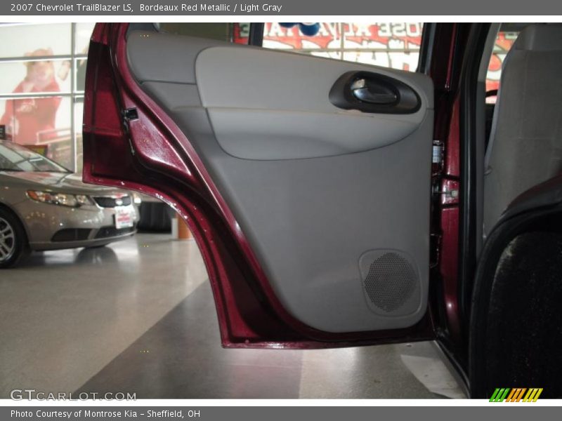 Bordeaux Red Metallic / Light Gray 2007 Chevrolet TrailBlazer LS