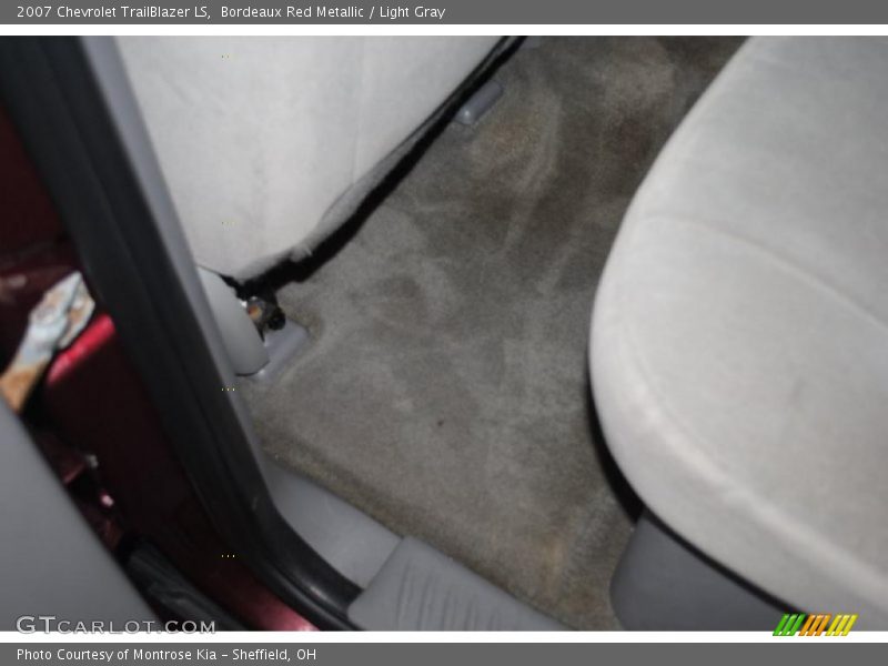 Bordeaux Red Metallic / Light Gray 2007 Chevrolet TrailBlazer LS