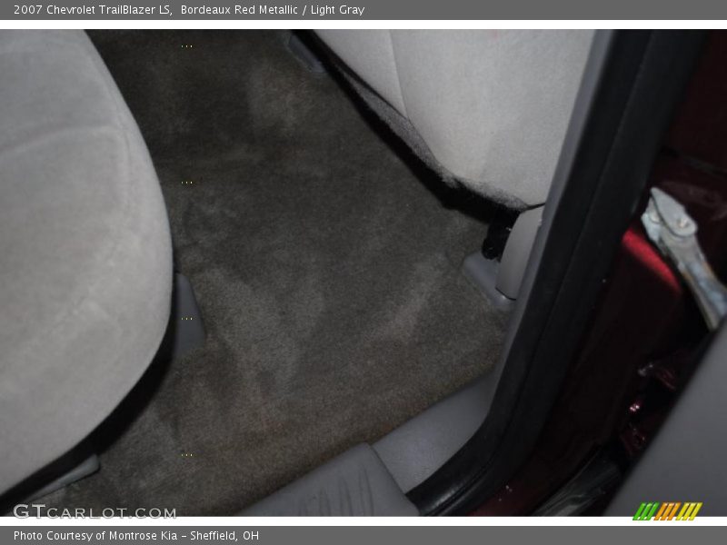 Bordeaux Red Metallic / Light Gray 2007 Chevrolet TrailBlazer LS