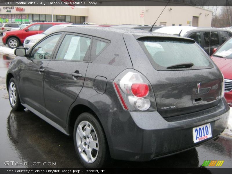 Carbon Gray Metallic / Ebony 2010 Pontiac Vibe 2.4L