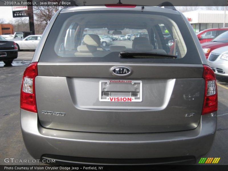 Java Brown / Beige 2010 Kia Rondo LX