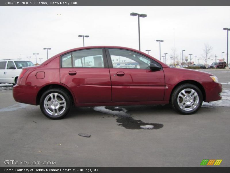 Berry Red / Tan 2004 Saturn ION 3 Sedan