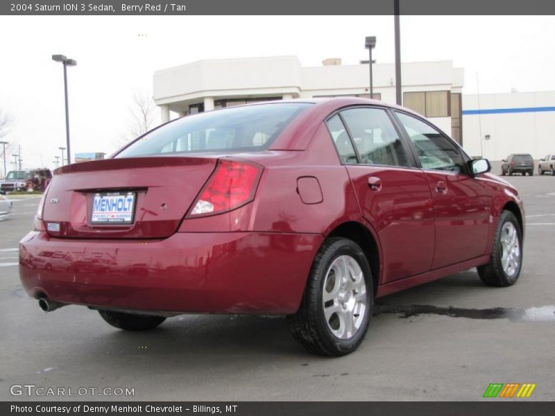 Berry Red / Tan 2004 Saturn ION 3 Sedan