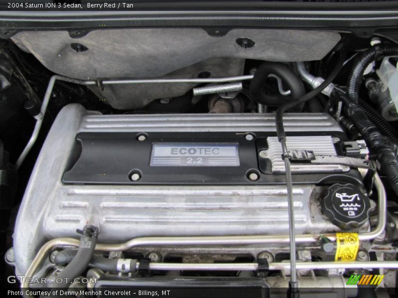  2004 ION 3 Sedan Engine - 2.2 Liter DOHC 16 Valve 4 Cylinder