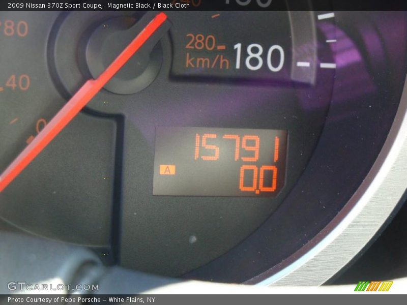 Magnetic Black / Black Cloth 2009 Nissan 370Z Sport Coupe