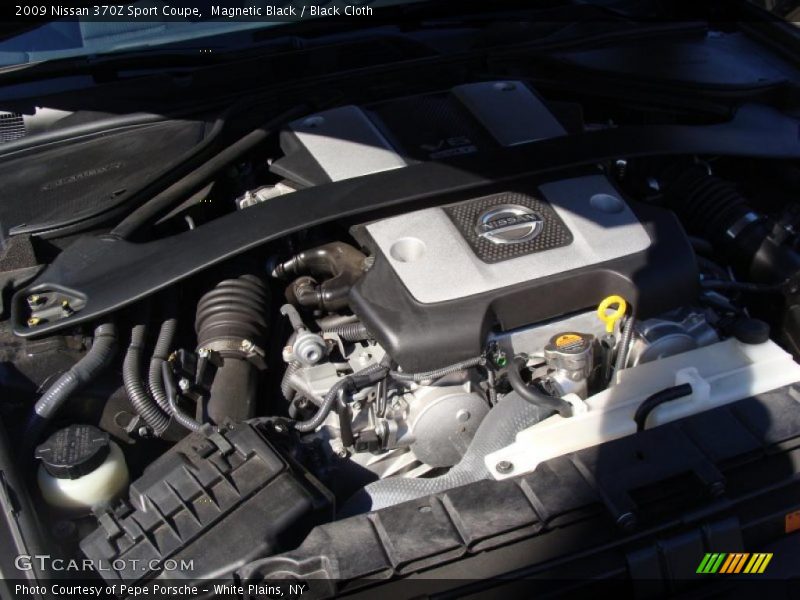 Magnetic Black / Black Cloth 2009 Nissan 370Z Sport Coupe