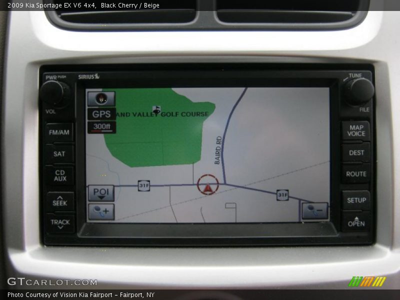 Black Cherry / Beige 2009 Kia Sportage EX V6 4x4