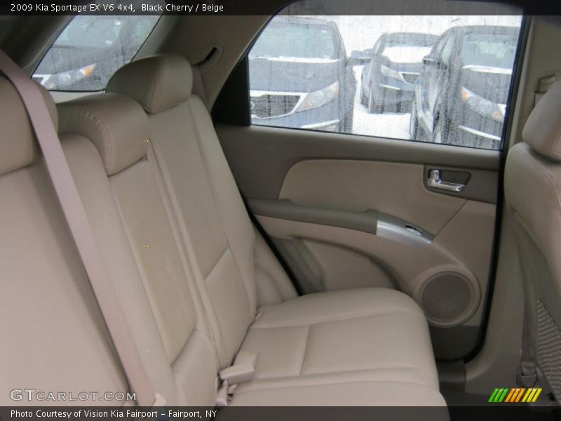 Black Cherry / Beige 2009 Kia Sportage EX V6 4x4