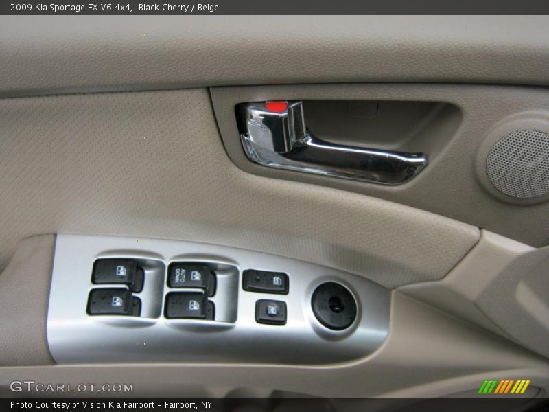 Black Cherry / Beige 2009 Kia Sportage EX V6 4x4