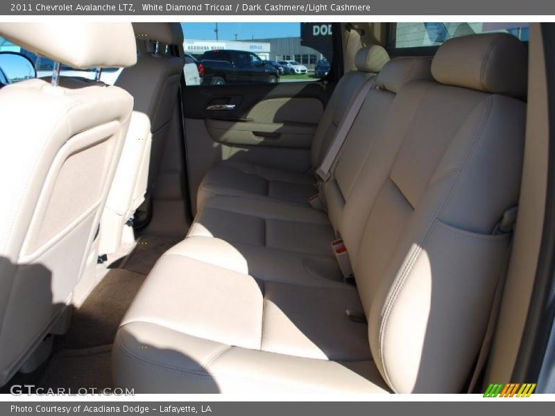 White Diamond Tricoat / Dark Cashmere/Light Cashmere 2011 Chevrolet Avalanche LTZ