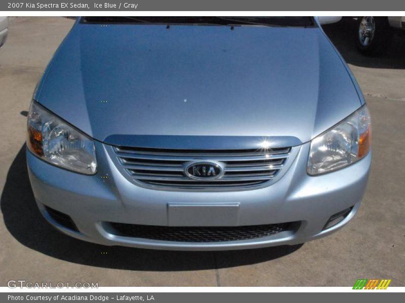Ice Blue / Gray 2007 Kia Spectra EX Sedan