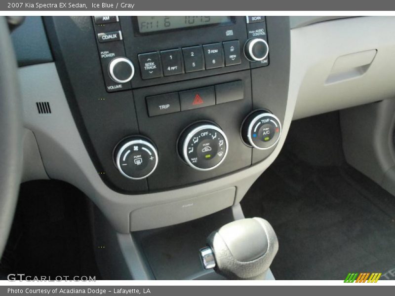 Ice Blue / Gray 2007 Kia Spectra EX Sedan