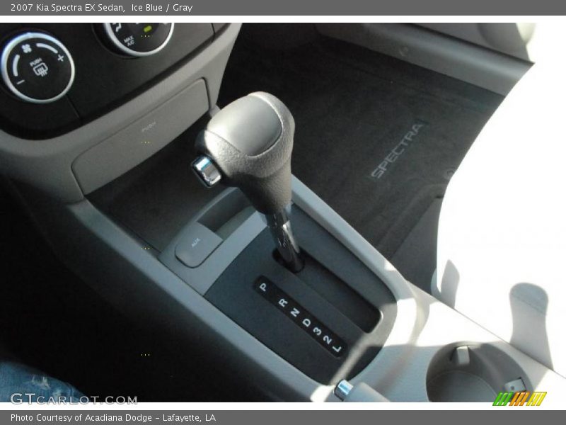 Ice Blue / Gray 2007 Kia Spectra EX Sedan