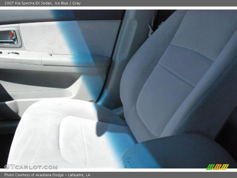 Ice Blue / Gray 2007 Kia Spectra EX Sedan