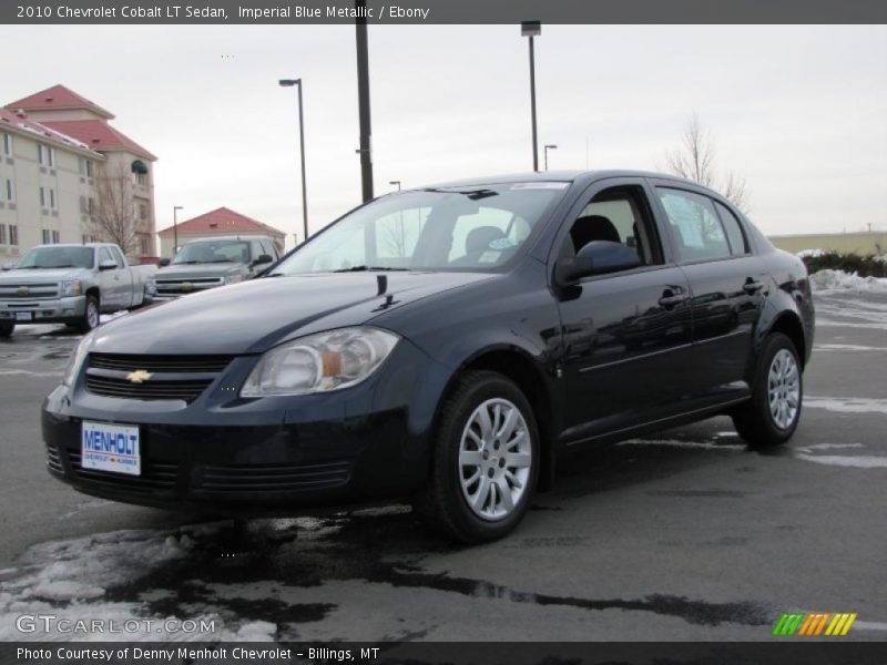 Imperial Blue Metallic / Ebony 2010 Chevrolet Cobalt LT Sedan