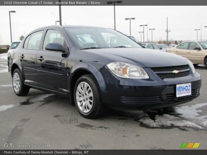 Imperial Blue Metallic / Ebony 2010 Chevrolet Cobalt LT Sedan