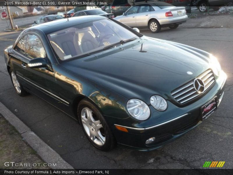 Everest Green Metallic / Java 2005 Mercedes-Benz CL 500