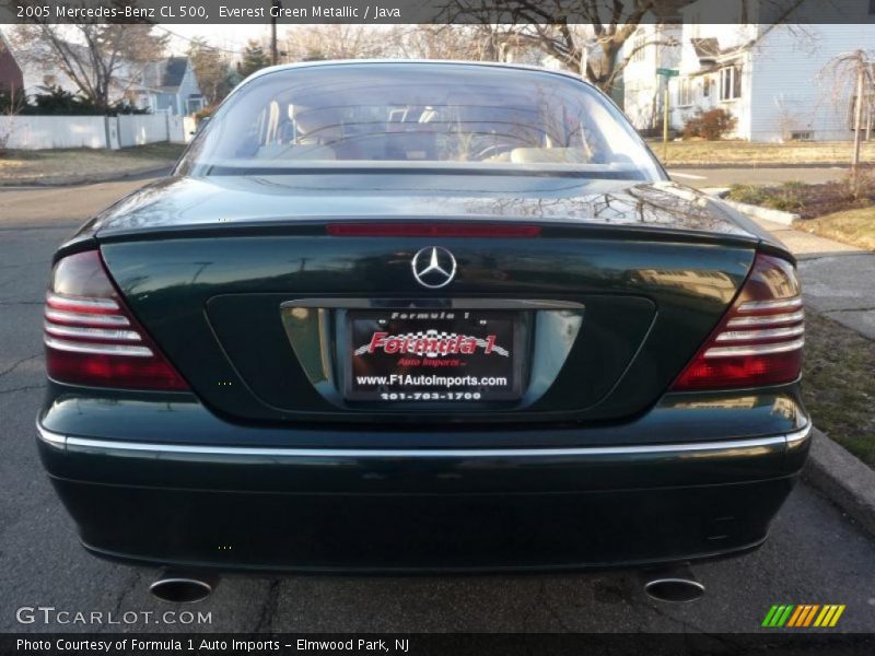 Everest Green Metallic / Java 2005 Mercedes-Benz CL 500