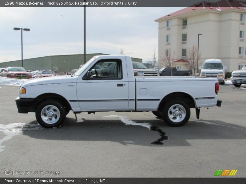 Oxford White / Gray 1998 Mazda B-Series Truck B2500 SX Regular Cab